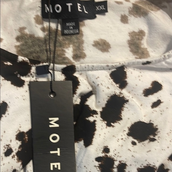 Motel Rocks Black and White Spotted Mini Dress - Picture 8 of 8